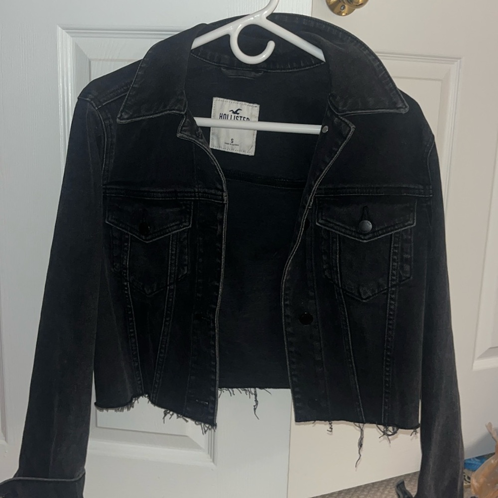 Hollister Black Denim Jacket
